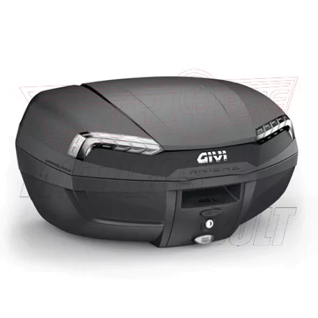 GIVI E46NT RIVIERA Topcase – 46L Vízálló Motoros Doboz | Univerzális MONOLOCK Rögzítéssel