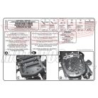 Csomagtartó kiegészítő Kawasaki KLV 1000 (04-10) / Suzuki DL 650 V-Strom (04-11) / Suzuki DL 1000 V-Strom (02-10) GIVI MonoLOCK dobozhoz