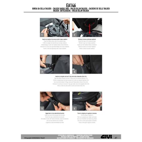 Üléstáska TANKLOCK rendszerrel GIVI EA146