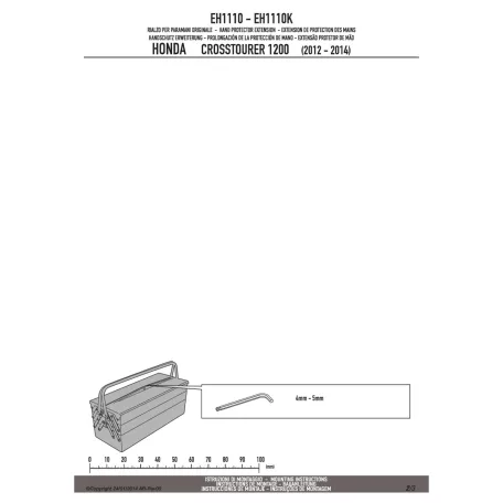 Kézvédő kiegészítő HONDA Crosstourer 1200 / Crosstourer 1200 DCT (2012-2016) GIVI
