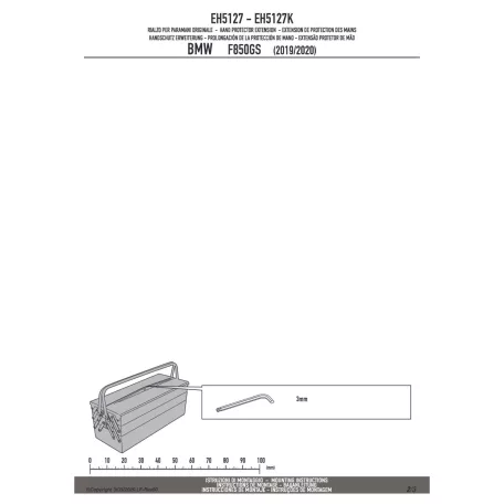 Kézvédő kiegészítő BMW F 850 GS (2019-2020) GIVI