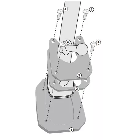 Oldalsztender talp HONDA Crosstourer 1200 / Crosstourer 1200 DCT (2012-2019) GIVI