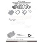Oldalsztender talp HONDA CB 500 X (13-18) / CB 500 X (19-23) / NC 700 S (12-13) / NC 750 S / NC 750 S DCT (14-15) / XL 750 Transalp (2023-2024) STB GIVI
