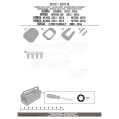   Oldalsztender talp HONDA CB 500 X (13-18) / CB 500 X (19-23) / NC 700 S (12-13) / NC 750 S / NC 750 S DCT (14-15) / XL 750 Transalp (2023-2024) STB GIVI