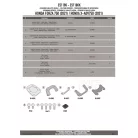 Oldalsztender talp HONDA FORZA 750 (21-23) / HONDA X-ADV 750 (21-25) GIVI