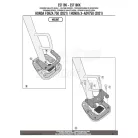 Oldalsztender talp HONDA FORZA 750 (21-23) / HONDA X-ADV 750 (21-25) GIVI