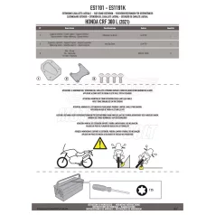 Oldalsztender talp HONDA CRF 300 L (21-24) GIVI
