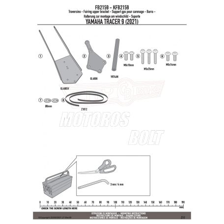 Oldalsztender talp YAMAHA Tracer 9 / Tracer 9 GT (21-24) GIVI