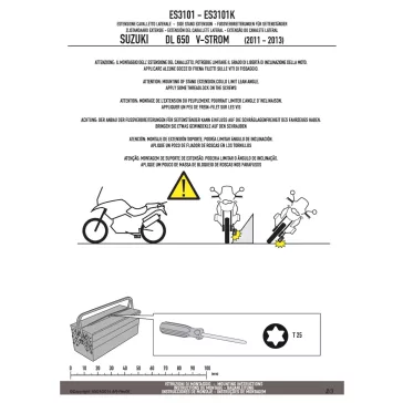 Oldalsztender talp GIVI ES3101