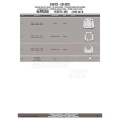 Oldalsztender talp KAWASAKI VERSYS 650 (2010-2024) GIVI