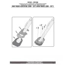 Oldalsztender talp BMW F 650 GS / F 800 GS (08-17) / F 800 GS Adventure (13-18) GIVI