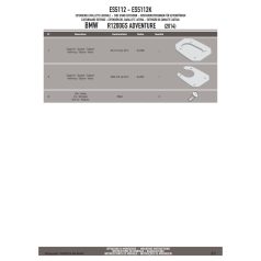 Oldalsztender talp BMW R 1250 GS Adventure (19-24) GIVI