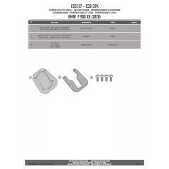   Oldalsztender talp BMW F 900 R (20-25) / F 900 XR (20-25) GIVI