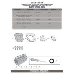 Oldalsztender talp BMW S 1000 XR (20-24) GIVI