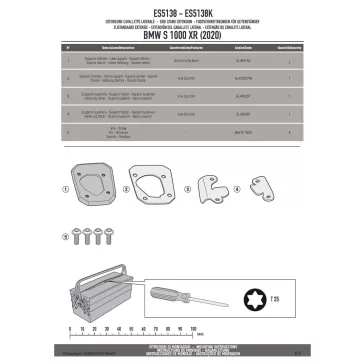 Oldalsztender talp BMW S 1000 XR (2020-2026) GIVI