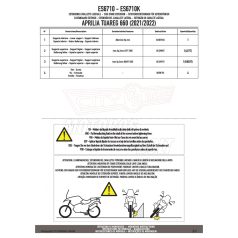 Oldalsztender talp  APRILIA Tuareg 660 (21 > 24) GIVI