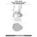 Oldalsztender talp APRILIA Tuareg 660 (21 > 26) GIVI