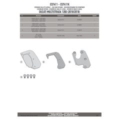 Oldalsztender talp Ducati Multistrada 1260 (18-20) GIVI