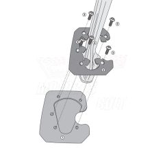   Oldalsztender talp KTM 1290 Super Adventure S (21 > 23) GIVI