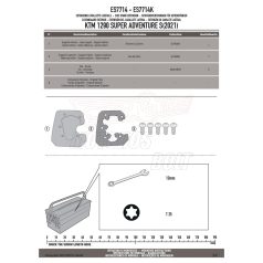   Oldalsztender talp KTM 1290 Super Adventure S (21 > 23) GIVI