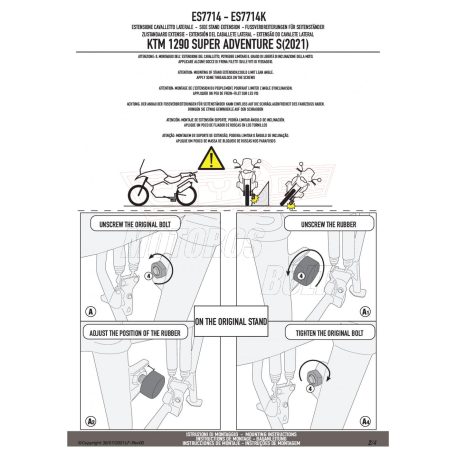 Oldalsztender talp KTM 1290 Super Adventure S (21 > 23) GIVI