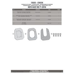 Oldalsztender talp MOTO GUZZI V85 TT (2019) GIVI