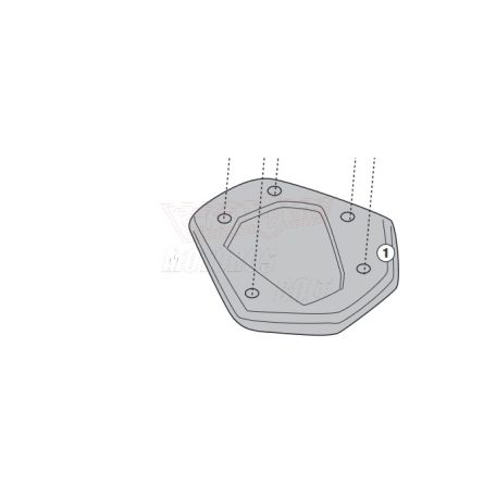 Oldalsztender talp Benelli TRK502X (20-24) GIVI