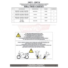 Oldalsztender talp Benelli TRK502X (20-24) GIVI