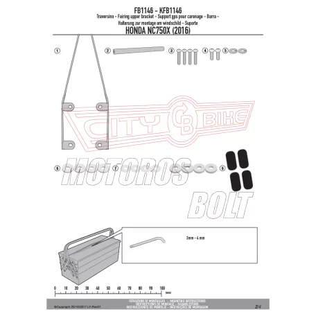 Givi GPS / telefon tartó konzol HONDA NC750X (16-20) GIVI