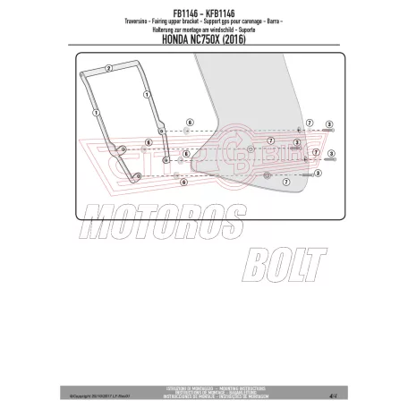 Givi GPS / telefon tartó konzol HONDA NC750X (16-20) GIVI