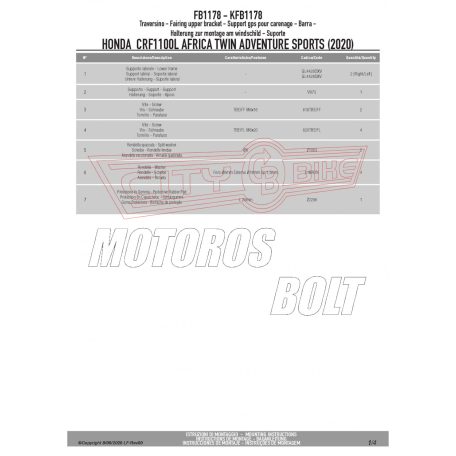 Givi GPS / telefon tartó konzol HONDA CRF 1100L Africa Twin Adventure Sports (2020-2024) GIVI