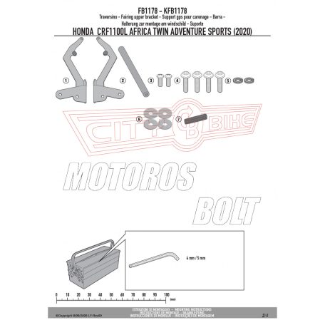 Givi GPS / telefon tartó konzol HONDA CRF 1100L Africa Twin Adventure Sports (2020-2024) GIVI