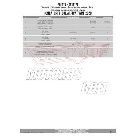 Givi GPS / telefon tartó konzol HONDA CRF 1100L Africa Twin (2020-2023) GIVI