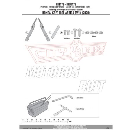 Givi GPS / telefon tartó konzol HONDA CRF 1100L Africa Twin (2020-2023) GIVI