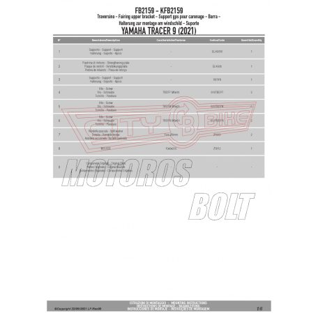 Givi GPS / telefon tartó konzol YAMAHA Tracer 9 / Tracer 9 GT (2021-2024) GIVI