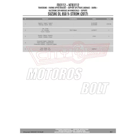 Givi GPS / telefon tartó konzol SUZUKI DL 650 V-Strom (2017-2024) GIVI