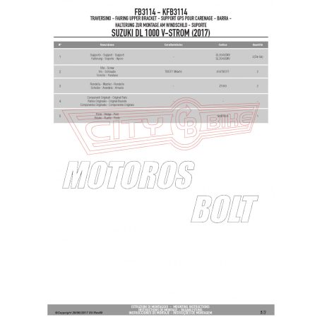 Givi GPS / telefon tartó konzol SUZUKI DL 1000 V-Strom (2014-2016) / DL 1000 V-Strom (2017-2019) GIVI