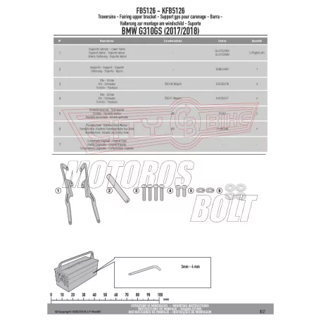 Givi GPS / telefon tartó konzol BMW G 310 GS (2017-2024) GIVI