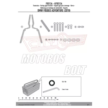Givi GPS / telefon tartó konzol BMW F 850 GS Adventure (2019-2021) GIVI