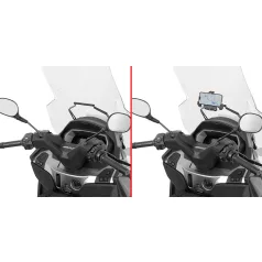   Givi GPS / telefon tartó konzol PIAGGIO MP3 HPE 400-400 Sport - 530 Exclusive (2022-2025) GIVI