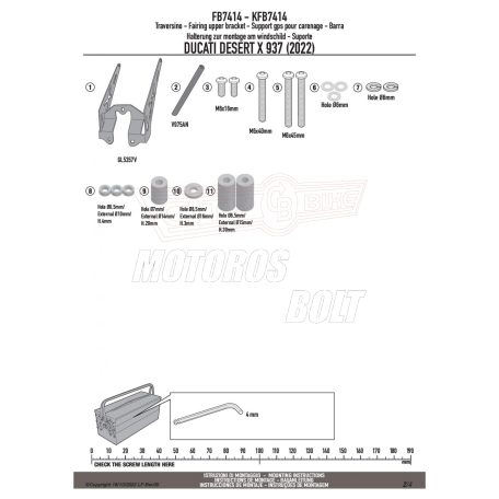 Givi GPS / telefon tartó konzol DUCATI Desert X 937 (22-24) GIVI