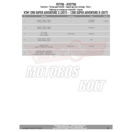 Givi GPS / telefon tartó konzol KTM 1290 Super Adventure R (2017-2024) / KTM 1290 Super Adventure S (2017-2024) GIVI