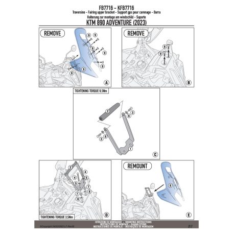 Givi GPS / telefon tartó konzol KTM 790 Adventure (2023-2025), KTM 890 Adventure (2023-2025) GIVI