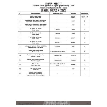 Givi GPS / telefon tartó konzol BENELLI TRK702 (2023-2025), BENELLI TRK702 X (2023-2025) GIVI