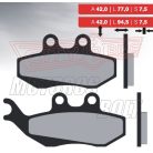 BRENTA fékbetét FT3017 normál