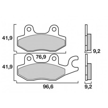 Fékbetét 26 Grimeca FT3021 normál
