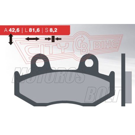 BRENTA fékbetét FT3034 9,3mm vastag normál