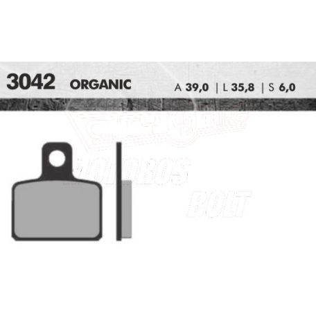 Fékbetét BRENTA FT3042 normál