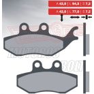 BRENTA fékbetét FT3043 normál