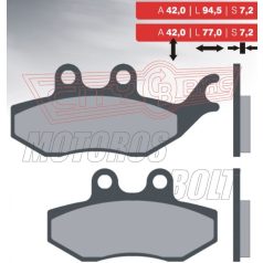 BRENTA fékbetét FT3043 normál